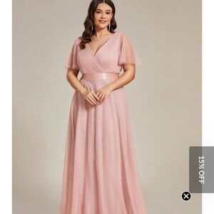 Everpretty Elegant Pink Evening Gown original $77
